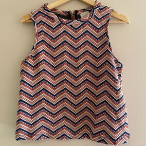 Postmark by Anthro Chevron Dot Knit Tank Top